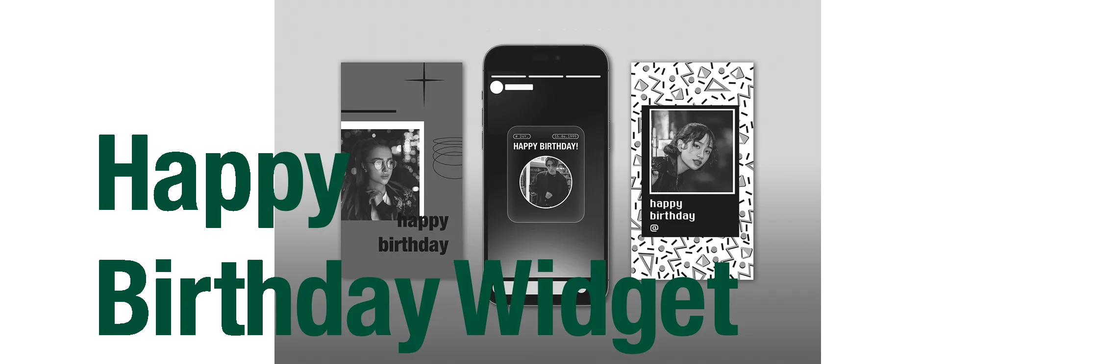 Preview of Happy Birthday Widget